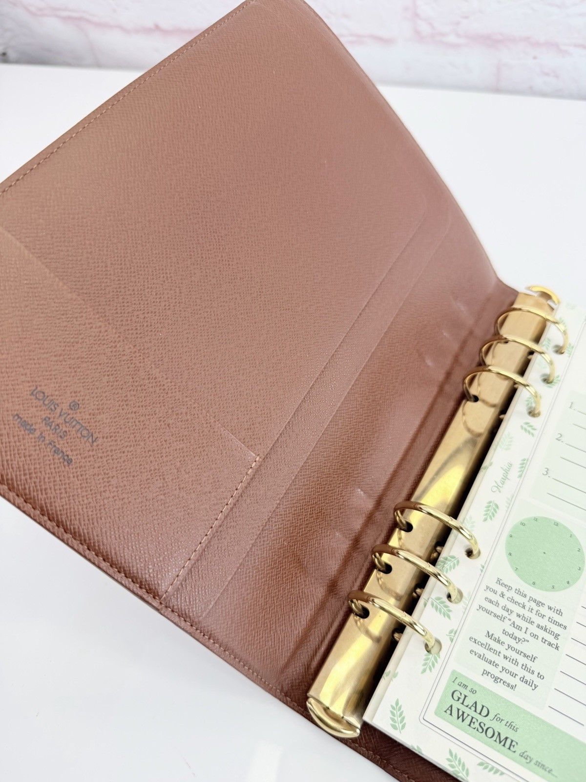 Louis Vuitton Monogram Large Ring Notebook Agenda… - image 13