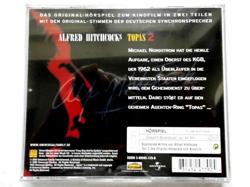 CD Original Hörspielserie Hitchcock "TOPAS" Teil 2 von 2002 zum.Kinofilm  - Bild 2 von 3