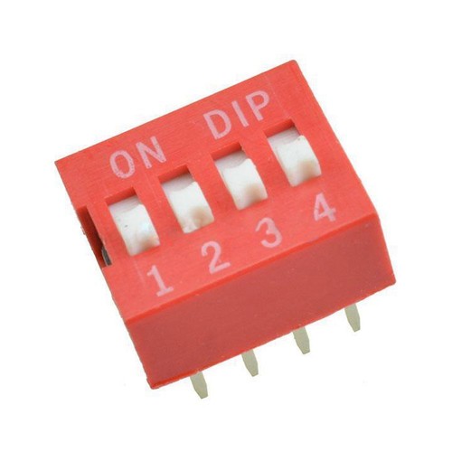 10PCS 2.54mm Red Pitch Slide Type DIP Switch 1-Bit 2-Bit 3-Bit 4-Bit 5-Bit 6-Bit - Bild 24 von 50