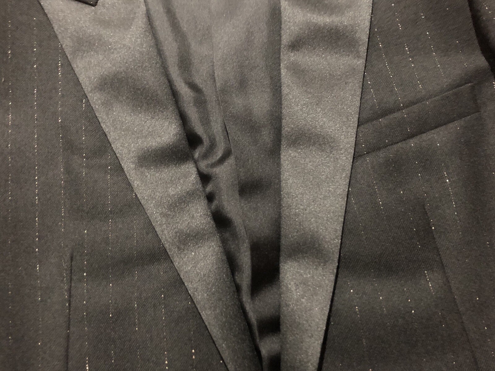 Giacca blazer nera 2900$ Saint laurent US 12 FR 44