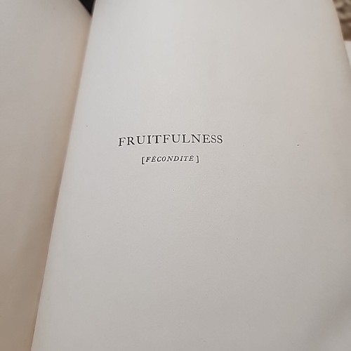Vintage 1900 Book Fruitfulness by EMILE ZOLA Green HC - Picture 9 of 16