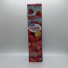 Great Value Fresh Seal Double Zipper Picnic Bags Kitchen Storage Gallon 38 Count