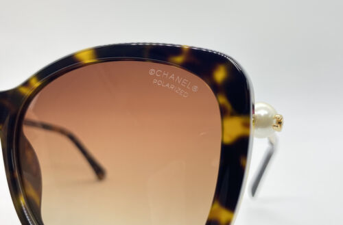 Authentic CHANEL CH5339H c.50J/S8 3P Sunglasses, Tortoise/Brown Made in Italy - Picture 4 of 12
