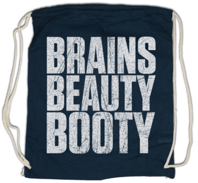 Brains Beauty Booty Turnbeutel