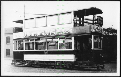 Foto Coventry Corporation unbekannte 4 Rad Straßenbahn Oldtimer RK4802