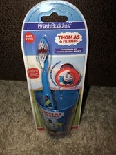 Thomas The Train Toothbrush, Cap And Cup Gift Set Brush Buddies