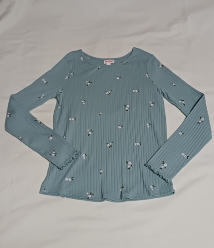 Cat & Jack - Girls sz 14/16 Longsleeve Shirt - Lettuce Edge - Floral
