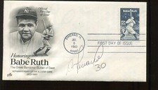 DIONER NAVARRO    BASEBALL PLAYER SIGNED COVER LV5142