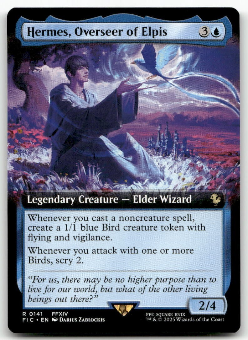Hermes, Overseer of Elpis (Extended Art) #141 MTG Final Fantasy