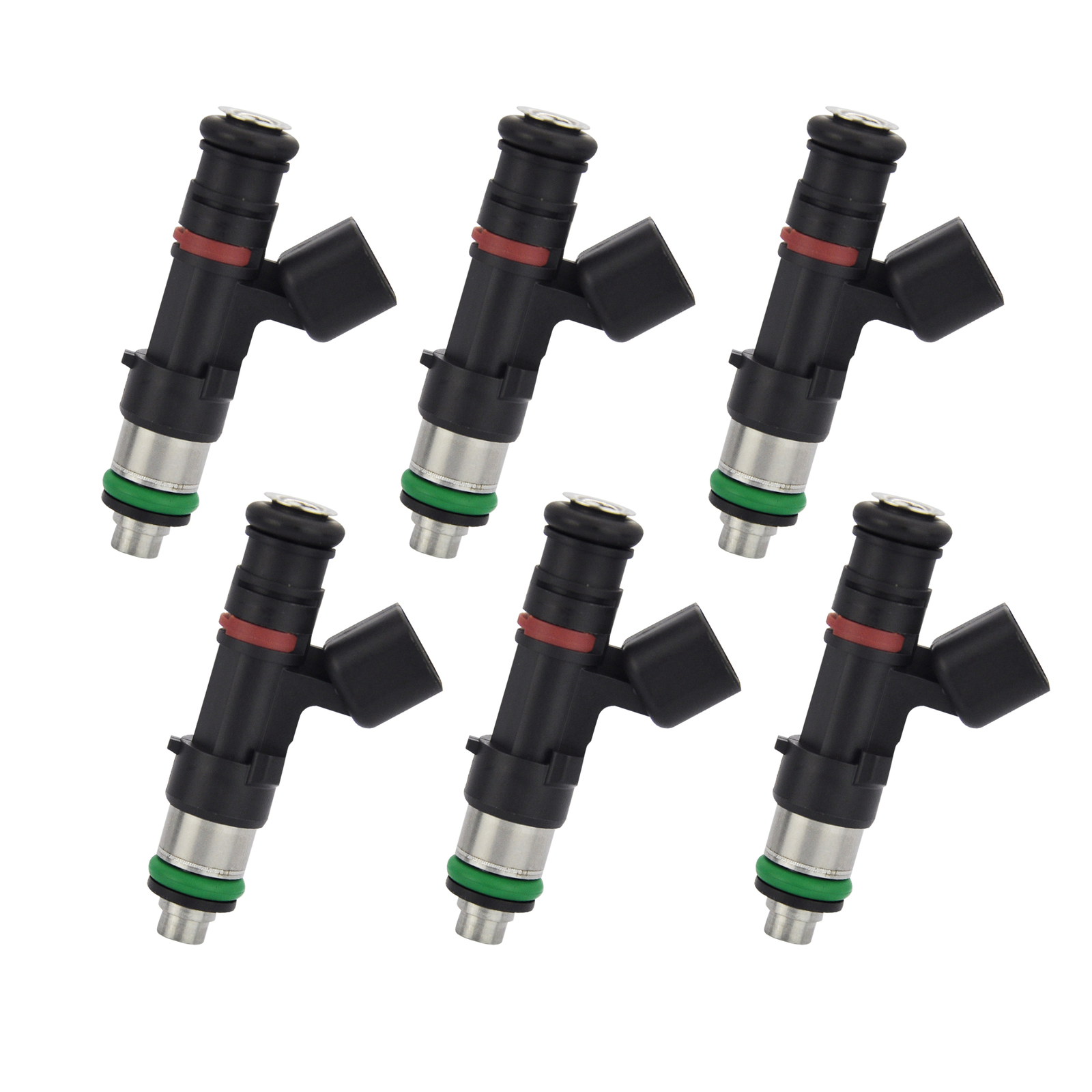 6 Pack Fuel Injectors for Buick Pontiac Chevy Impala 3.4L V6 25323972 2000-2005