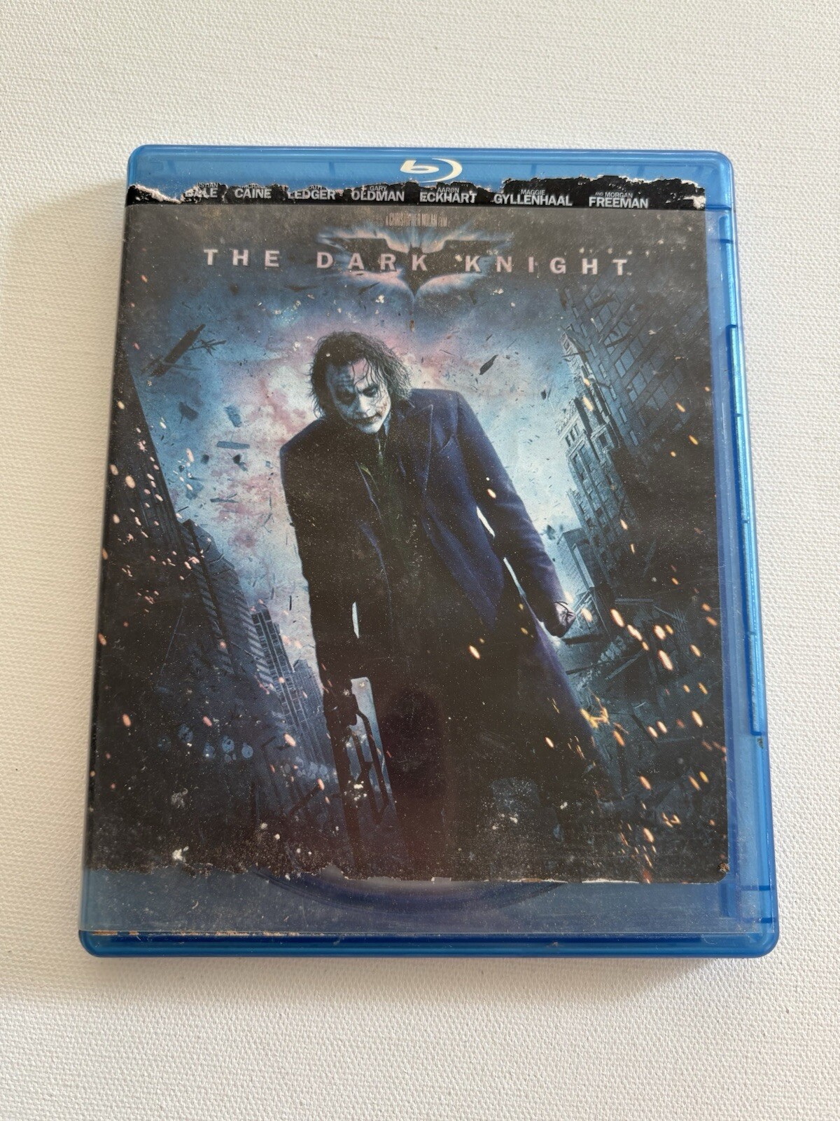 The Dark Knight 2008 Blu-ray 2-Disc Set with Heath Ledger and Christian Bale