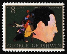 US 1484 George Gershwin 8c single MNH 1973
