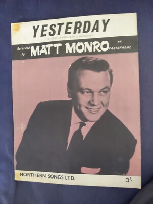 gestern - matt monro . geschrieben von lennon & mc'cartney (H5)