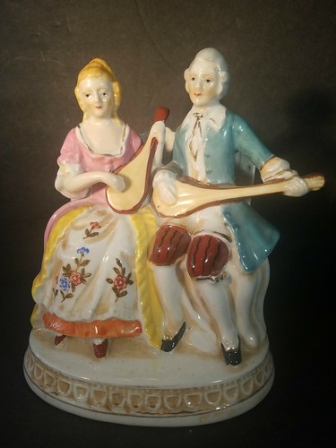 Hinode Figurine Occupied Japan approx 6 x 5 x 2 1/2" paint and figure are great - 第 1/4 張圖片
