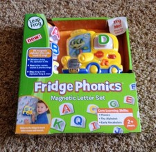 NEW In BOX Leapfrog Fridge Phonics - BUS - Magnetic Letter Set Alphabet