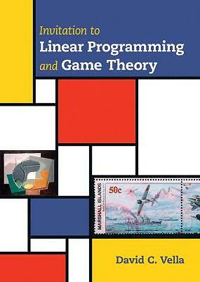 Invitation to Linear Programming and Game Theory Vella Paperback 9781108700023