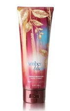 Bath  Body Works Amber Blush 24 Hr Moisture Ultra Shea Body Cream 8 Oz B3-J1 