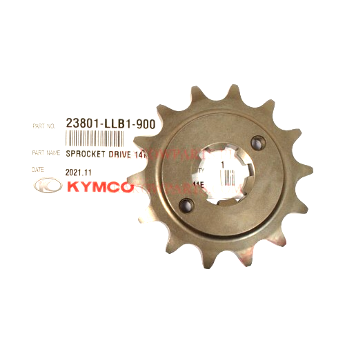 KYMCO MXER150 CHAIN DRIVE 40530-LLB1-900 + SPROCKET DRIVE (14T) 23801-LLB1-900 - Picture 8 of 10