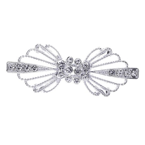 2 Sets Rhinestone Metal Closure Clasp Sew on Clothes Dress - Picture 5 of 7