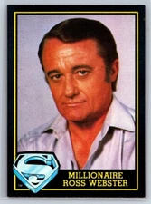 1983 Topps Superman III # 31 -Millionaire Ross Webster Card - CENTERED - NR MINT