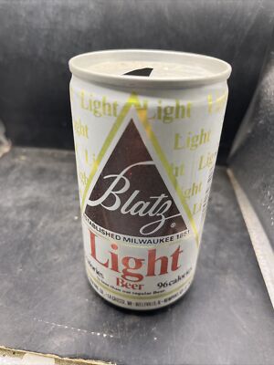 Blatz Light Beer 12 ounce 96 Cal Can G Heilman La Crosse Wisconsin