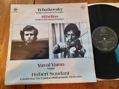 Tschaikowsky/Sibelius; Violine Cs. Yuval Yaron. Soudant/LPO. PYE/Nixa PCNHX14 sehr guter Zustand+