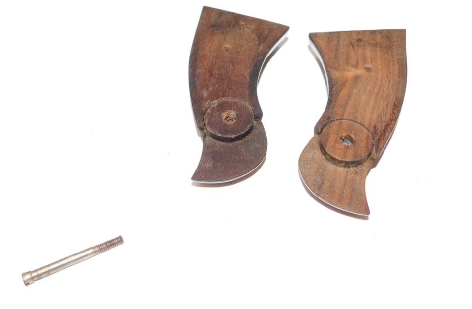 Llama Stoeger Spanish Comanche II .38 SPC Wood Grips W/ Screw Y097 eBay