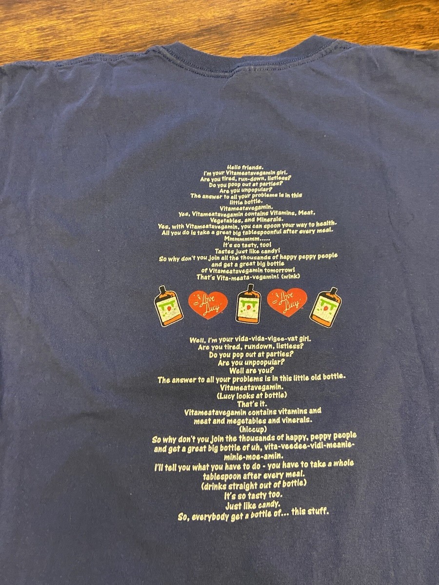 I Love Lucy Vitameatavegamin Shirt Sz L View 5