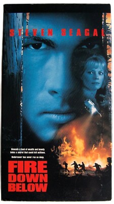 Fire Down Below: Toxic Pollution Threat (VINTAGE, VHS, 1998, VG) Steven Seagal