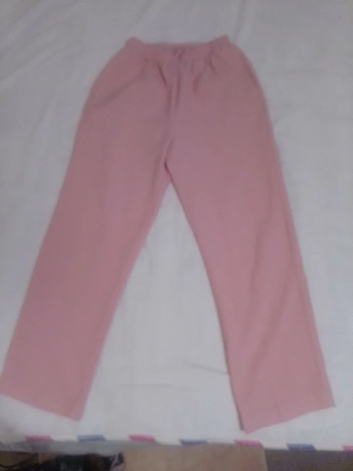 Pantalones relajados Haband para mujer 10 paquetes de tiro alto ligeros rosas formales  Foto 2 de 4