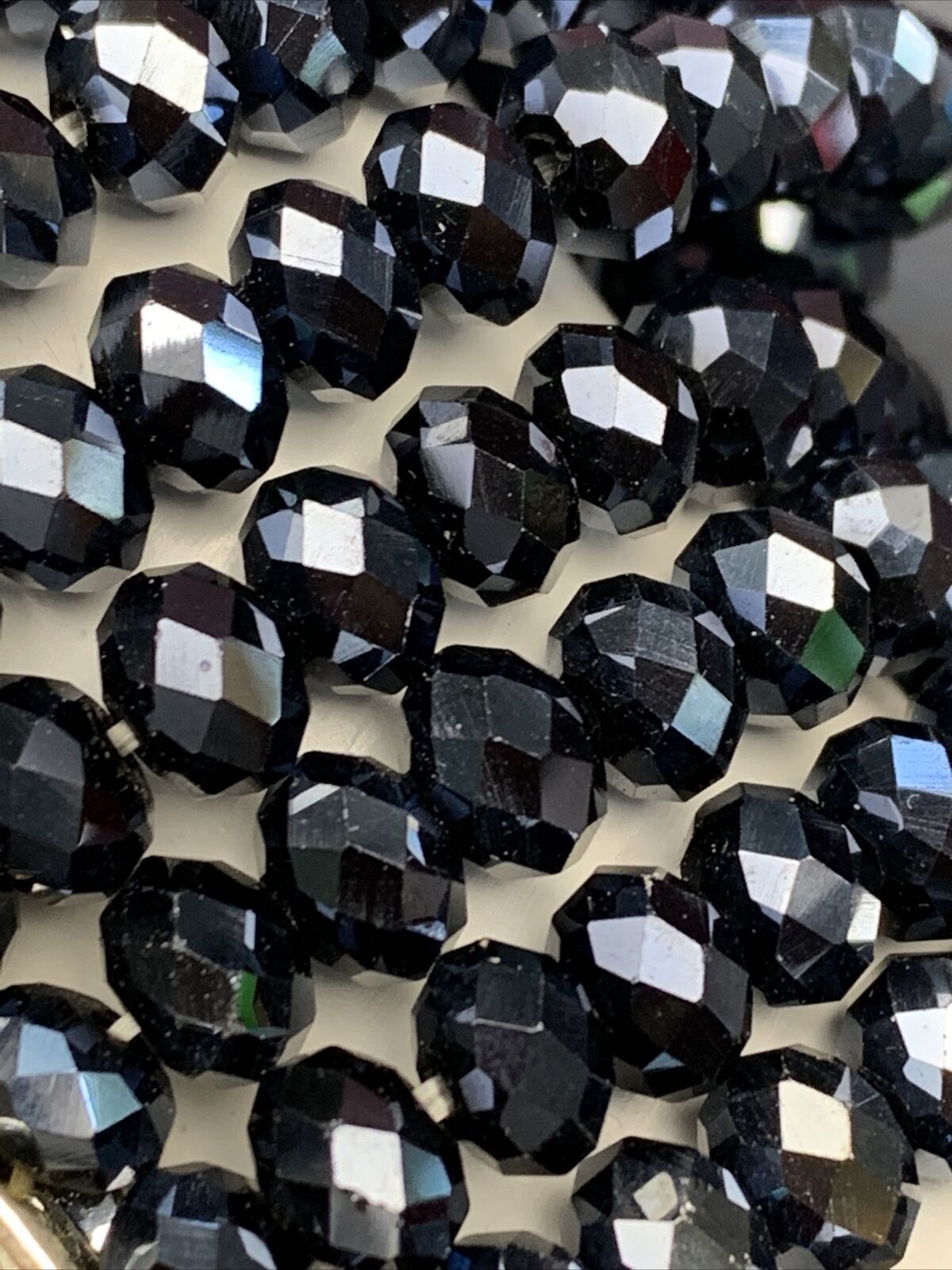 Event Extra Wide Statement Beaded Crystal glass s… - image 3