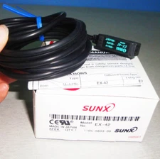 Sunx EX-42  Convergent Reflective Photoelectric Sensor - 5-38 mm Sensing Range