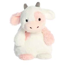Aurora - Huggle Pals - 12.5" Serene Strawberry Cow Cuddly Stuffed Animal