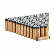 Amazon Basics AAA Alkaline Batteries, 1.5 Volt, 100 Count