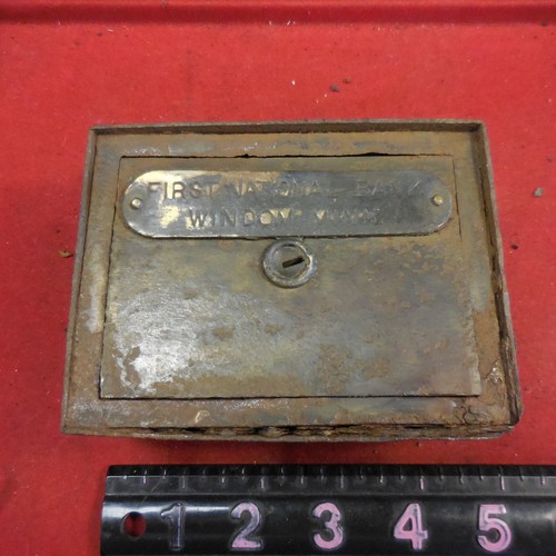 FIRST NATIONAL BANK WINDOM, MINN. VINTAGE COIN BANK eBay