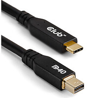 CAC-1561 Club 3D USB TYPE-C TO MINIDISPLAYPORT DP40 BIDIRECTIONAL VESA CERTI ~D~
