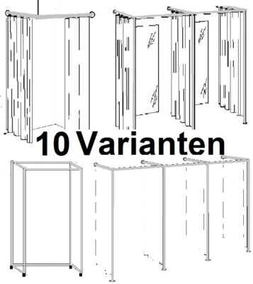 KLEIDERSTÄNDER COMPANY 10 Varianten Umkleidekabinen Ankleideraum Ankleidekabine Kleiderständer