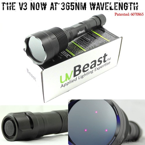 uvBeast New V3 365nm Black Light UV Flashlight – High Definition Ultraviolet ... - Picture 2 of 8