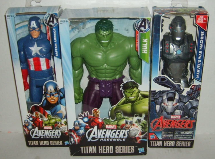 FIGURA 12 MARVEL TITAN HERO BLACK PANTHER WAR MACHINE CAPITÁN AMÉRICA HULK THOR Foto 4 de 4