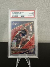 2019-20 Panini Select Jordan Poole #229 Red Wave Courtside Tmall Rookie PSA 10