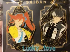 2pcs Official  Simon Blackquill Kitzuki Kokone Metal Bedge Pins