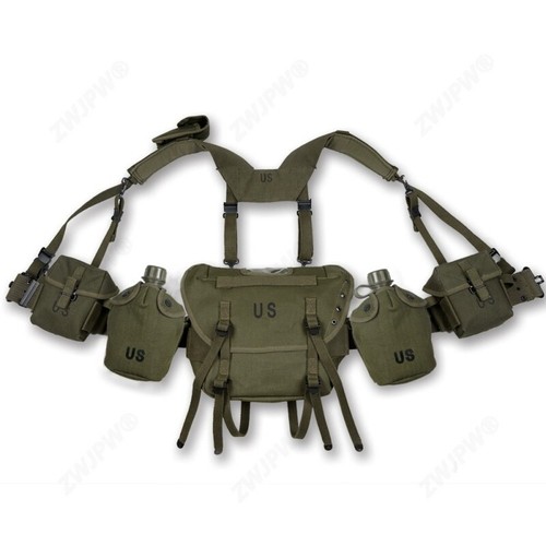 US Army Vietnam War M1956+M1961+M16A1 Tactical Equipment Kettle Pouch Rescue Bag - Picture 4 of 4