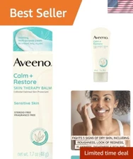 1.7 oz Hypoallergenic Skin Therapy Balm with Oat & Ceramides for Dry Skin Relief