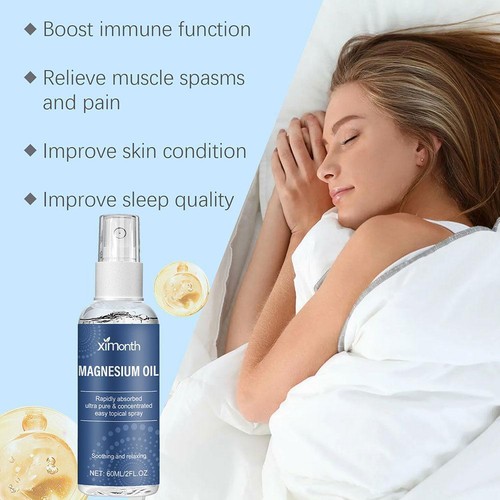 Spray de magnesio para piernas, músculos, sueño | 60 ml | cloruro de magnesio,. CALIENTE - Imagen 12 de 12