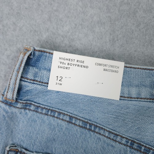 American Eagle Shorts Womens 12 Denim Jean Highest Rise 90s Boyfriend Distressed - Picture 5 of 11