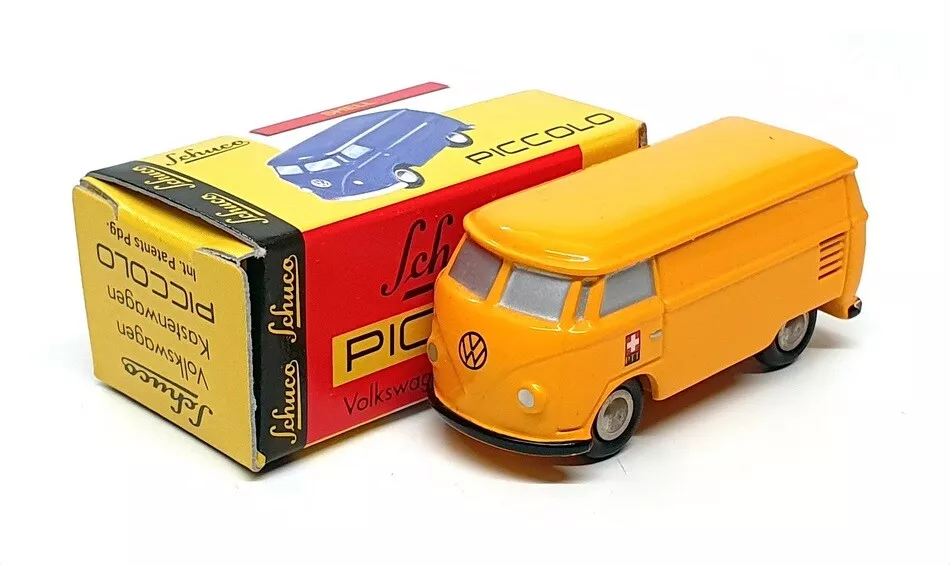 Schuco Piccolo Volkswagen Bus, Yellow, New In Box