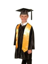 Children's Primary School Graduation Gown, Cap and Stole - Shiny