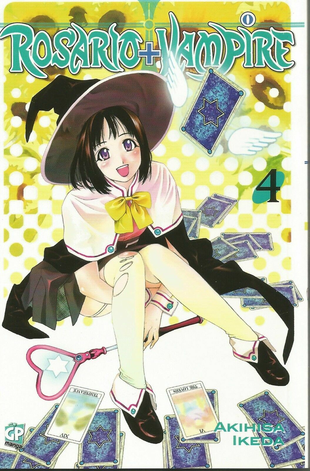 Vampire + Rosario 4 manga GP Akisha Ikeda NUOVO
