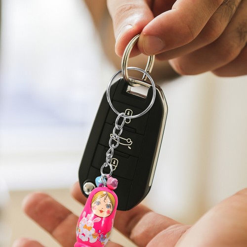 24 Pcs Keychain Nesting Baby Child Keychains for Keys Cute Keyrings - Zdjęcie 2 z 11