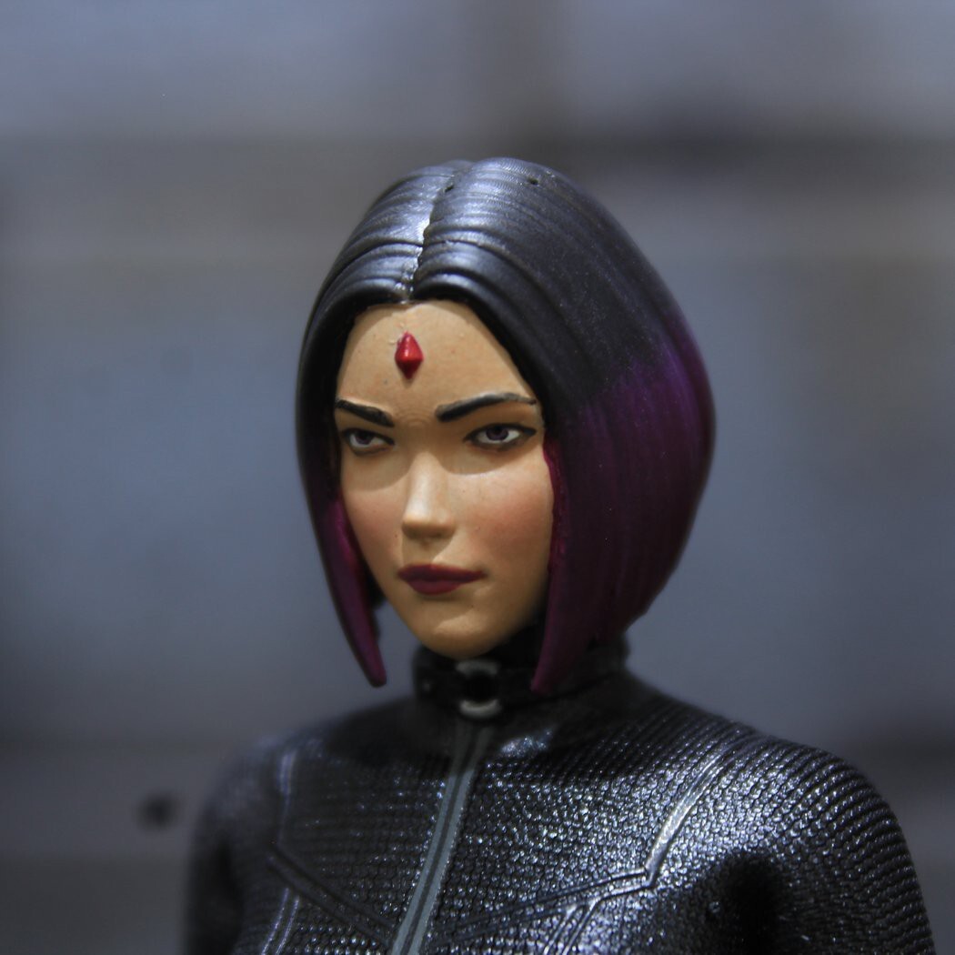 1/12 Custom DC Universe Rachel Roth Raven Teen Titans Head